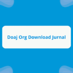 doaj org download jurnal